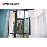 Warren 2 foot window hot sale high performance thermal break casement awning window with fully tempered glass